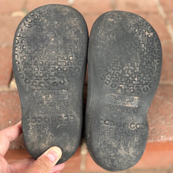 Capelli NY Crocs size 13 - Black & Blue - Picture 4 of 7